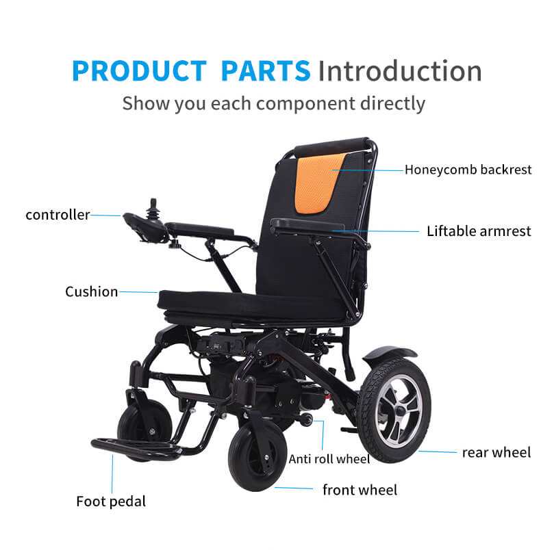 Lightweight Travel Electric Wheelchair