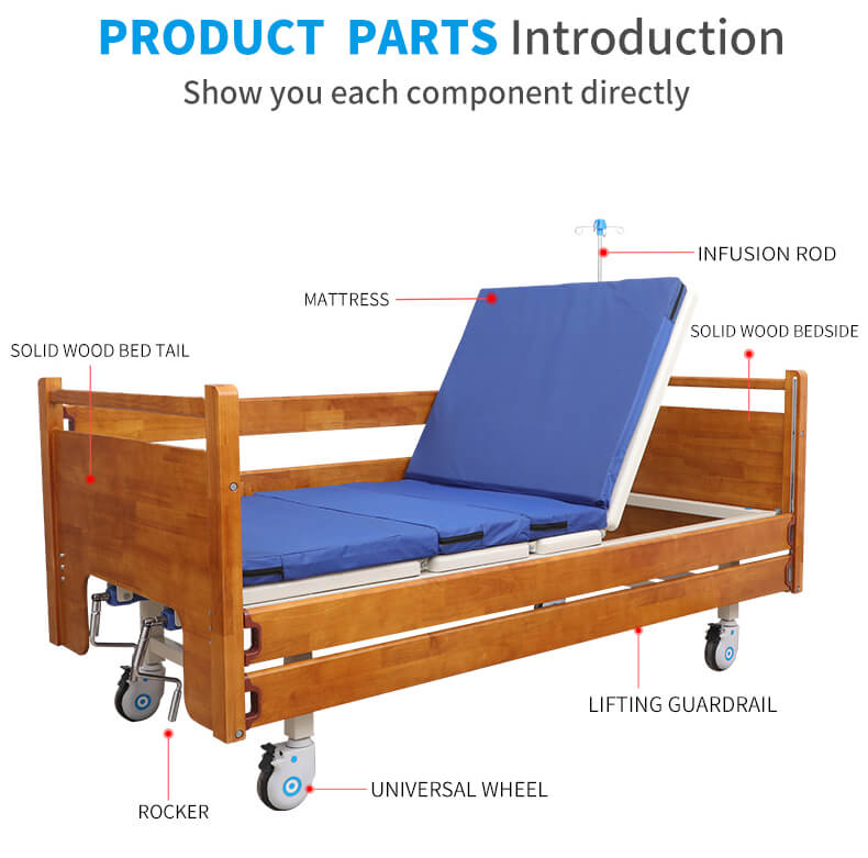 Wooden Hospital Beds