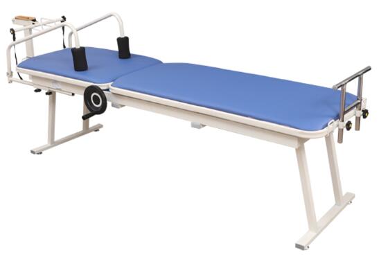 Cervical and lumbar traction bed