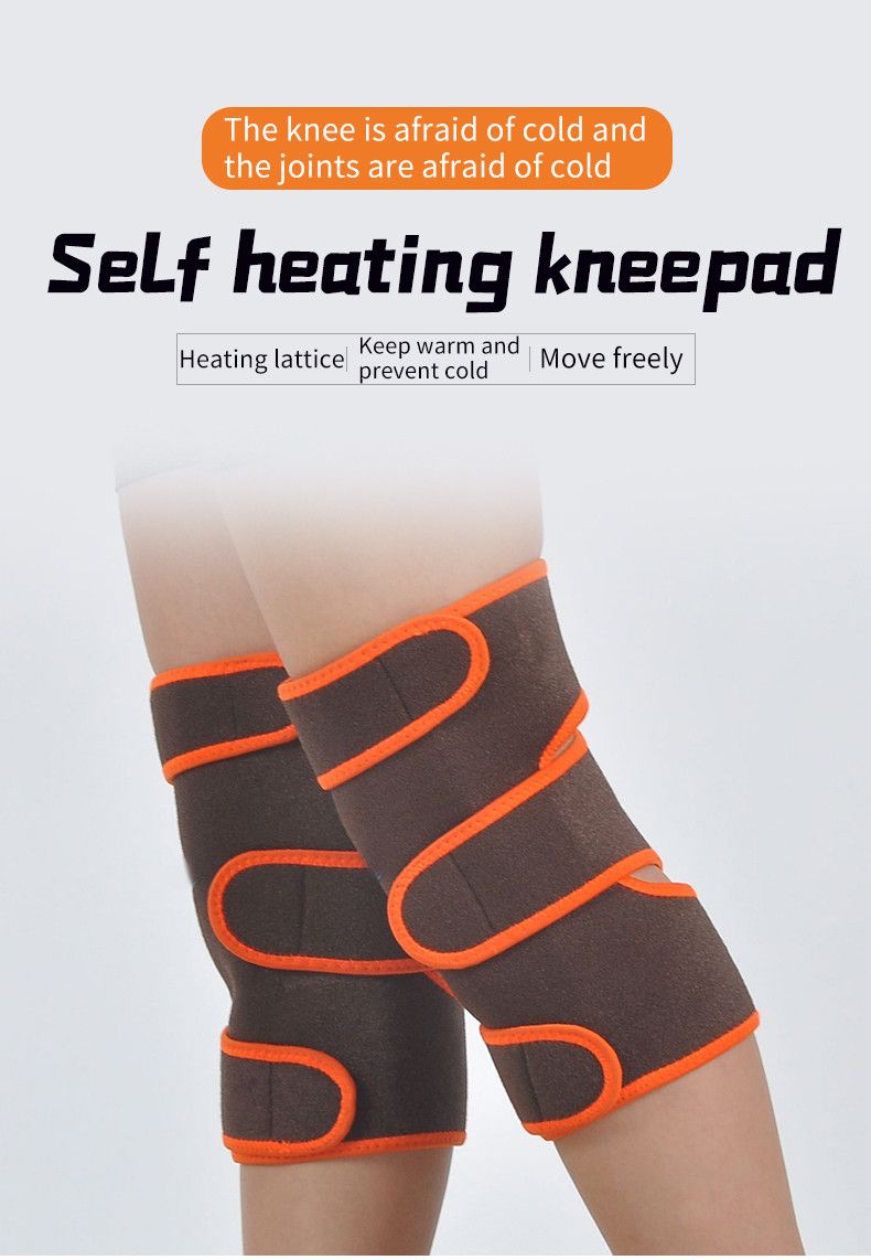 Custom Self Heating Knee Pad, Magnetic Therapy Knee Hot Belt, Self Heating Knee Warmers